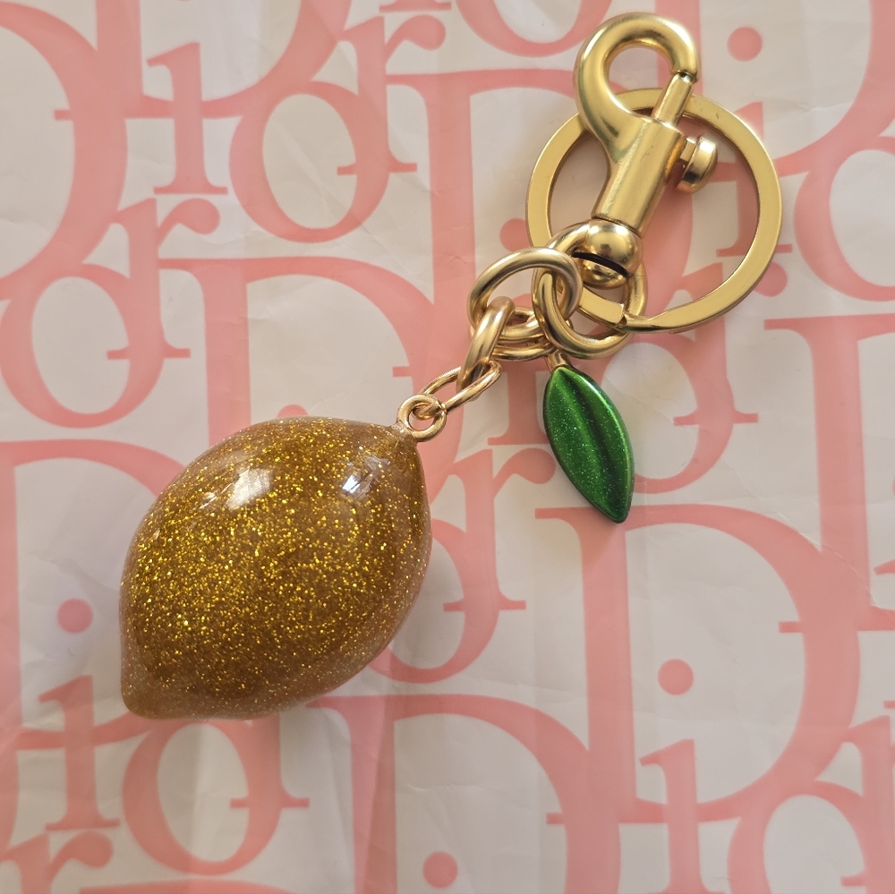 Lemon Bag Charm/ Keychain NEW - Picture 6 of 14